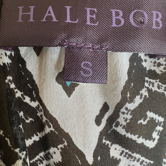 HALE BOB tunic in white, black, blue, & mustard, Small, EUC - Picture 9 of 12